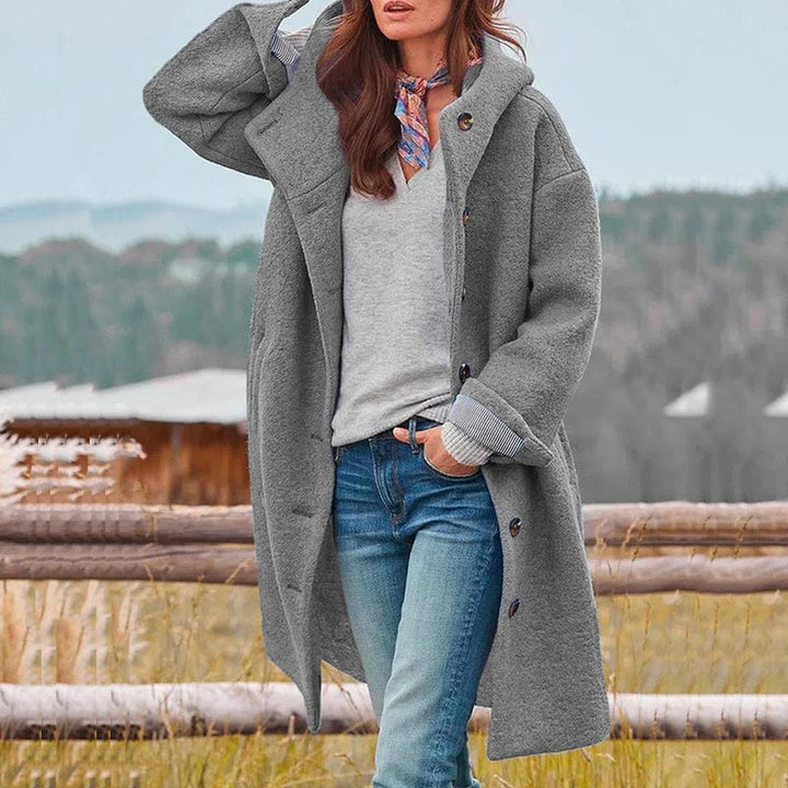 Frankie | Femme Longue Manteau Élégant | Décontracté