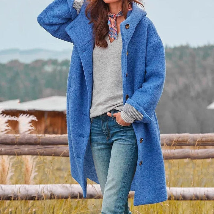 Frankie | Femme Longue Manteau Élégant | Décontracté