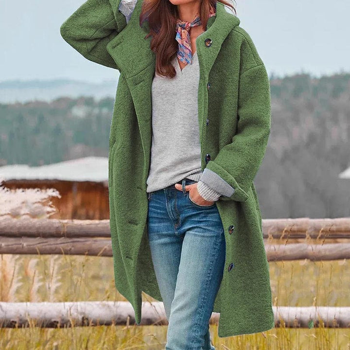 Frankie | Femme Longue Manteau Élégant | Décontracté