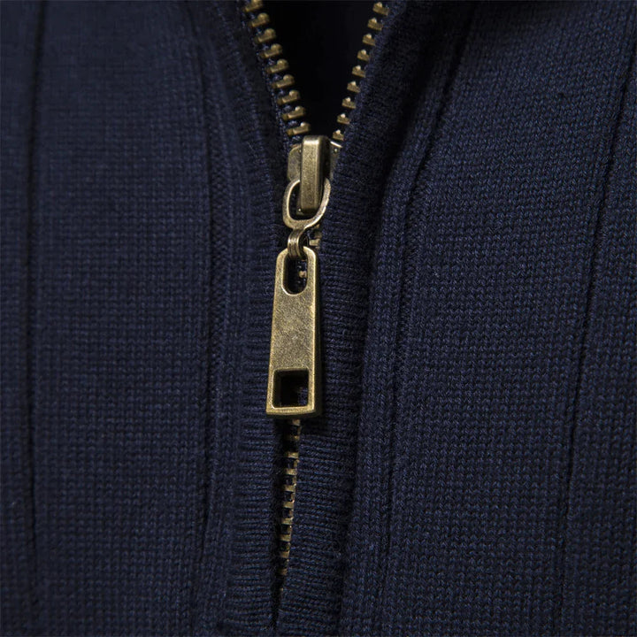 Aiopeson | Pull À Manches Longues Élégant Pour Homme | Zippé