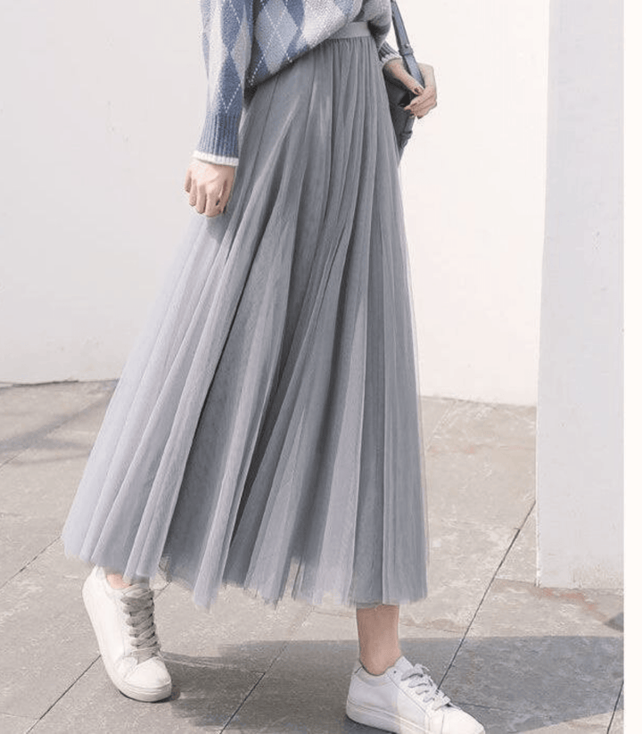 Zelde | Jupe Taille Haute Pour Femme | Midi