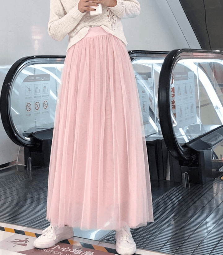 Zelde | Jupe Taille Haute Pour Femme | Midi
