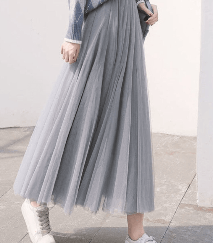 Zelde | Jupe Taille Haute Pour Femme | Midi