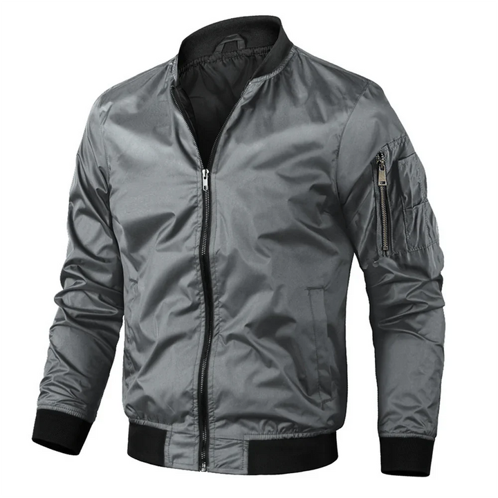 Veste Bomber Zippée Pour Homme | Décontracté