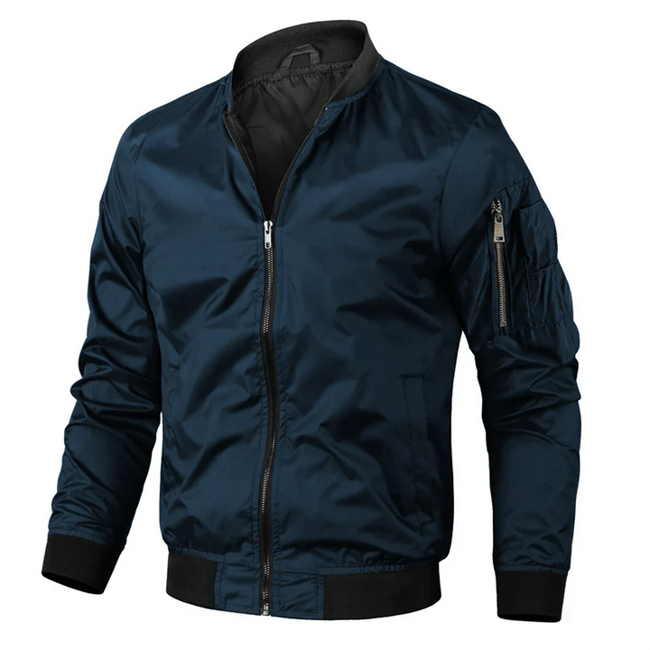 Veste Bomber Zippée Pour Homme | Décontracté
