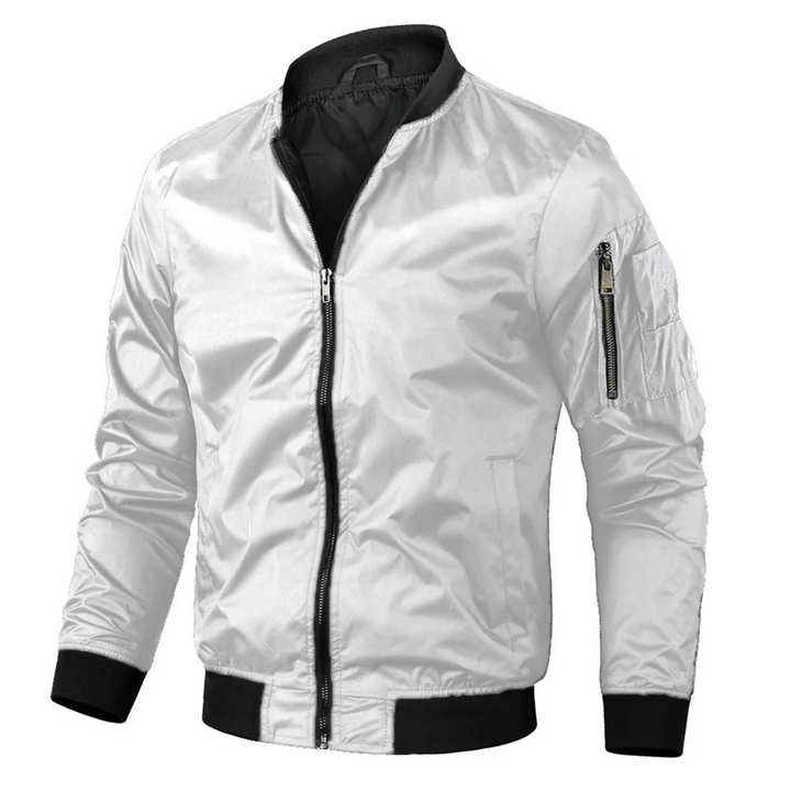 Veste Bomber Zippée Pour Homme | Décontracté