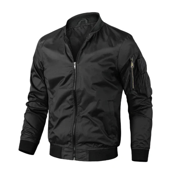 Veste Bomber Zippée Pour Homme | Décontracté