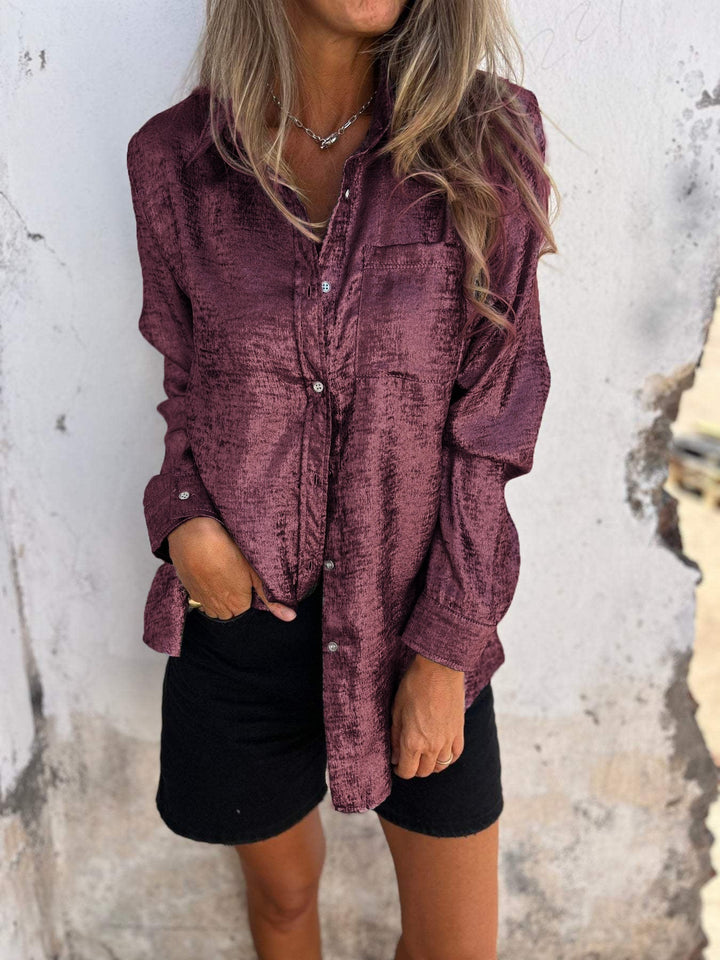 Chemise Boutonnée Pour Femmes | Manches Longues