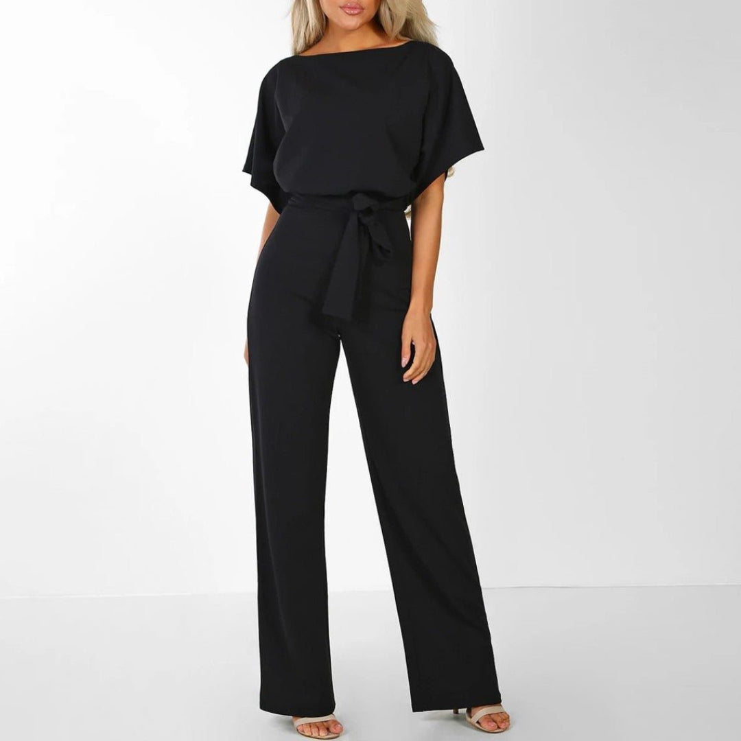 Ceinture Jambe Large Combinaison Pour Femmes  | Elégant