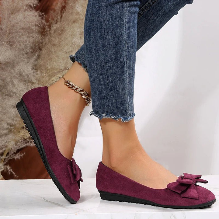 Chaussures Élégantes À Nœud Papillon Pour Femmes | Confortable