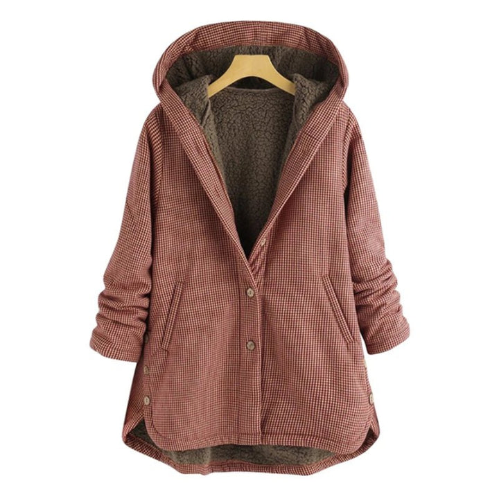 Femmes Veste D'hiver Chaude À Boutons | Capuche