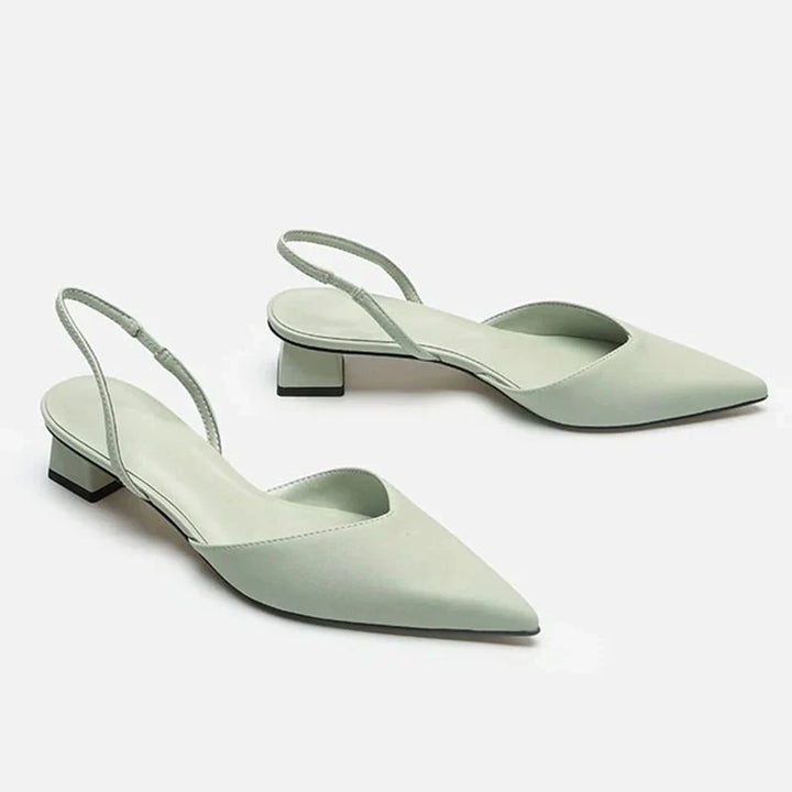 Sandales Confortables À Bout Pointu Pour Femmes | Talon Bas