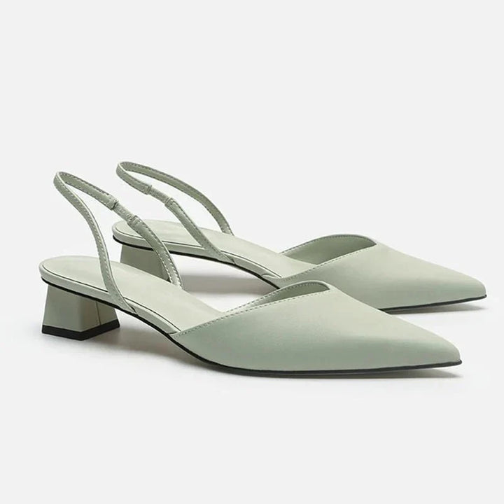 Sandales Confortables À Bout Pointu Pour Femmes | Talon Bas