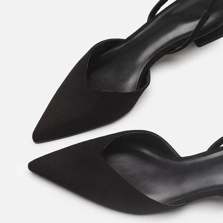 Sandales Confortables À Bout Pointu Pour Femmes | Talon Bas