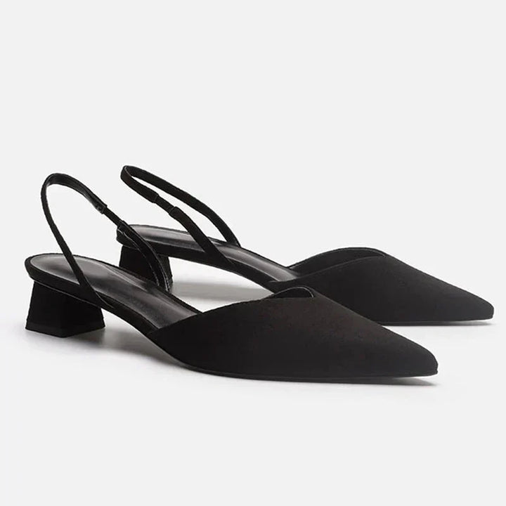Sandales Confortables À Bout Pointu Pour Femmes | Talon Bas