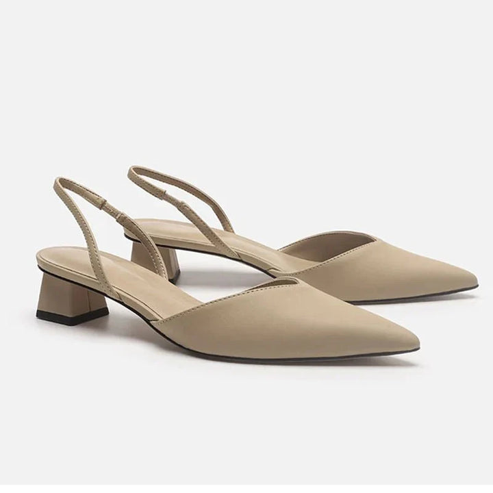 Sandales Confortables À Bout Pointu Pour Femmes | Talon Bas