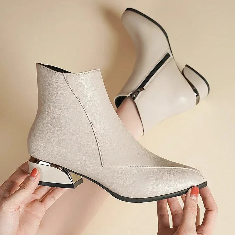 Bottes De Cheville Élégantes Pour Femmes | Confortable