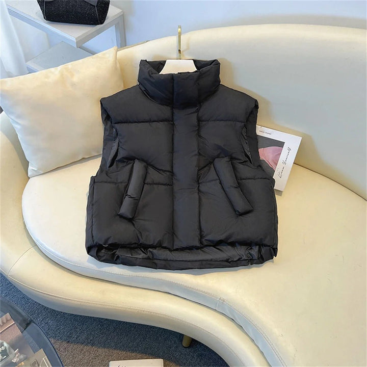 Warmes Puff-Gilet für Frauen | Ärmellos
