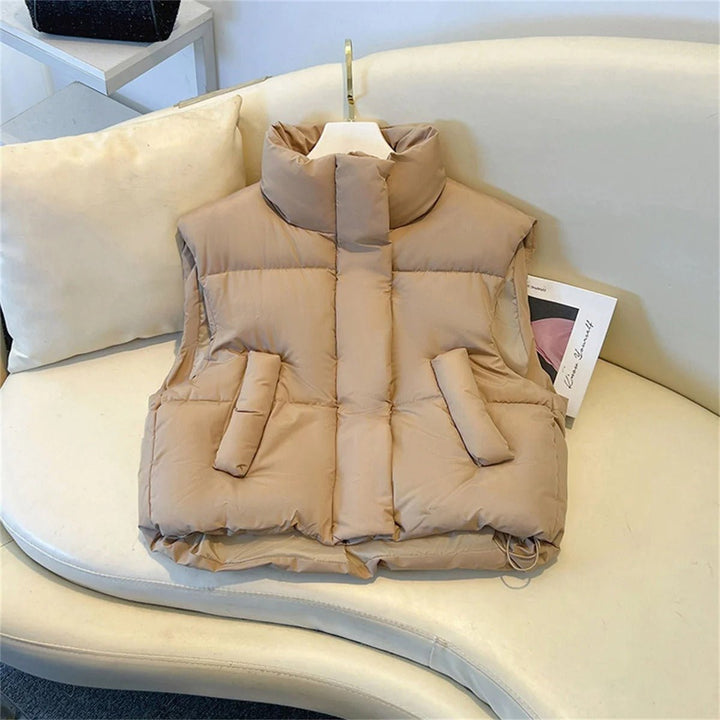 Warmes Puff-Gilet für Frauen | Ärmellos