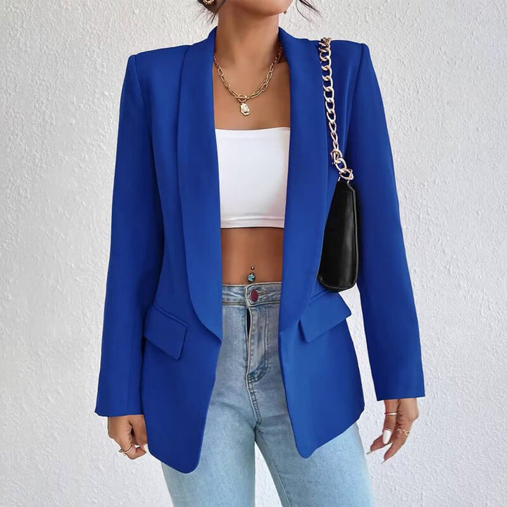 Femmes Élégantes Blazer Ouvert Sur Le Devant | Manches Longues