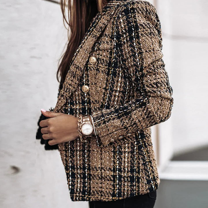 Femmes Blazer Décontracté | Bouton Duvet