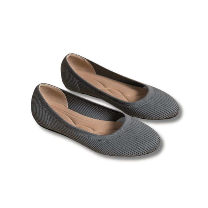 Femmes Confortables Chaussures De Ballet Plates | Tricotées