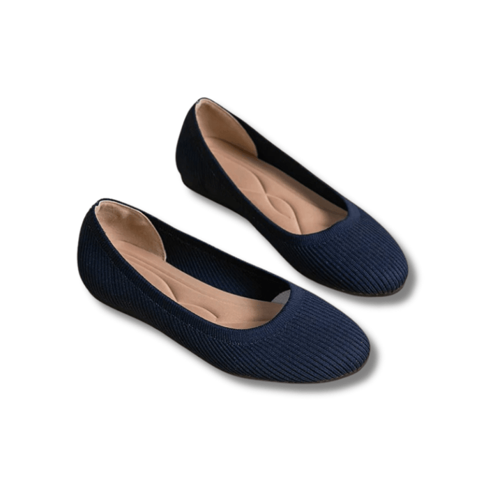 Femmes Confortables Chaussures De Ballet Plates | Tricotées