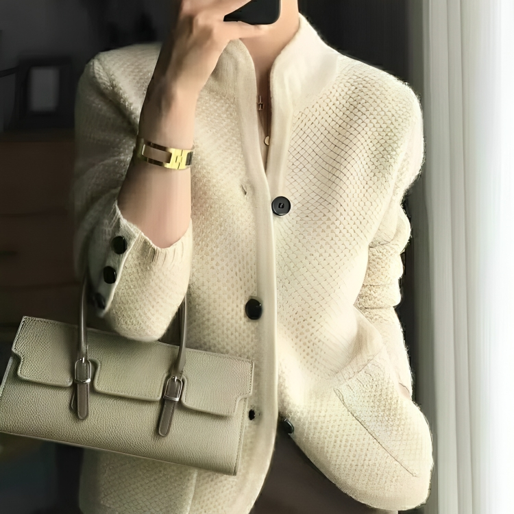 Frau Bequemer Strickwarme Cardigan | Lange Ärmel