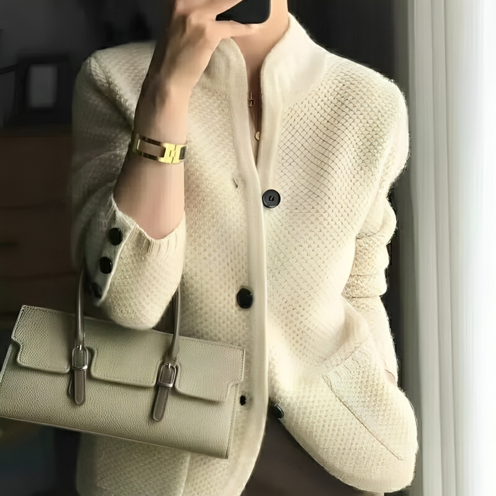 Frau Bequemer Strickwarme Cardigan | Lange Ärmel