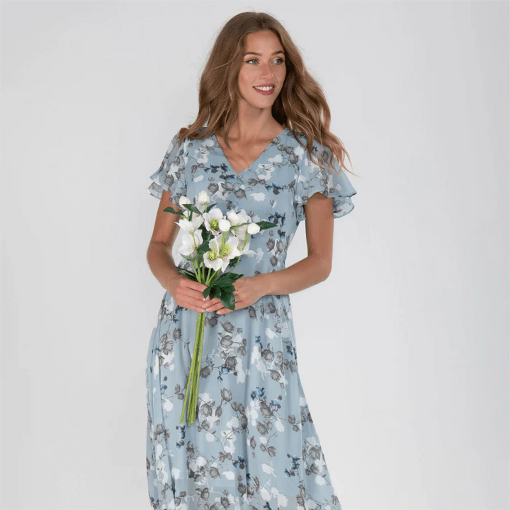 Robe D'été Florale Élégante Pour Femmes | Maxi