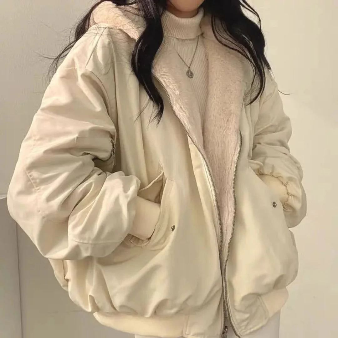 Veste Thermique Surdimensionnée D'hiver Pour Femme | Capuche