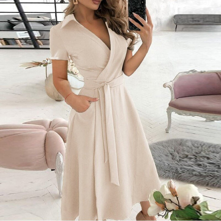 Elegantes A-Linien-Kleid für Frauen | Midi